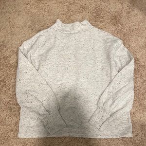 Madewell mock turtleneck sweatshirt
